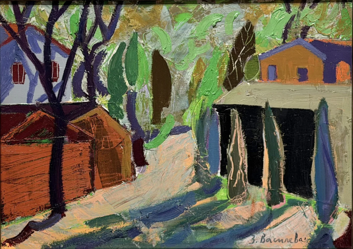 „Пейзаж“, 30х40 см., маслени бои/платно
